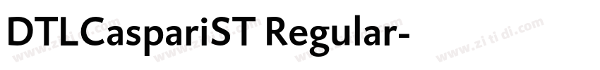 DTLCaspariST Regular字体转换